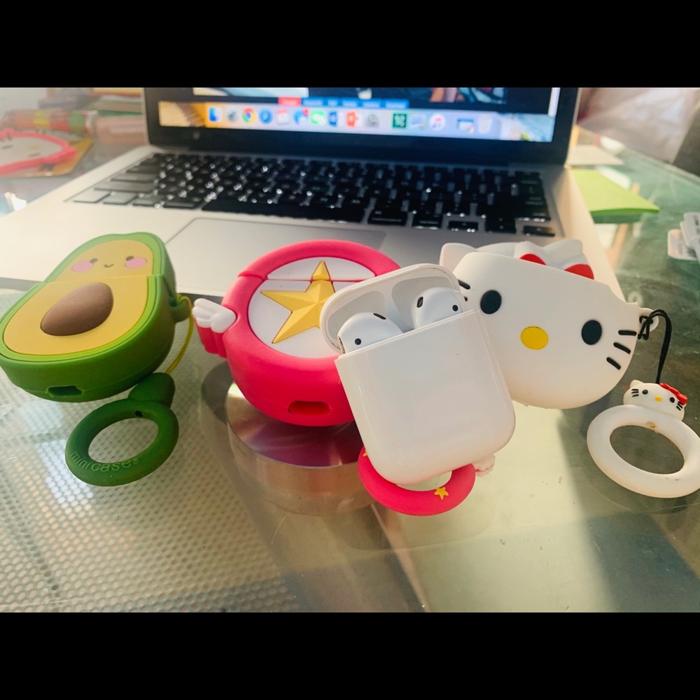 AirPods with charging case